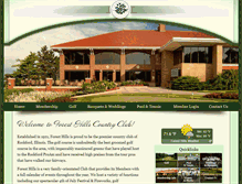 Tablet Screenshot of foresthillscountryclub.com